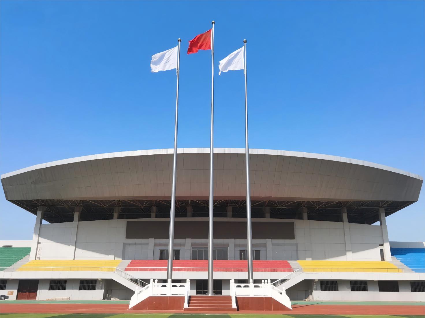 体育场馆不锈钢锥形旗杆