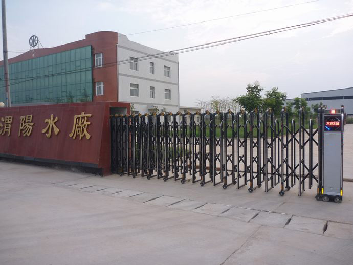 渭阳水厂伸缩门项目(图1)